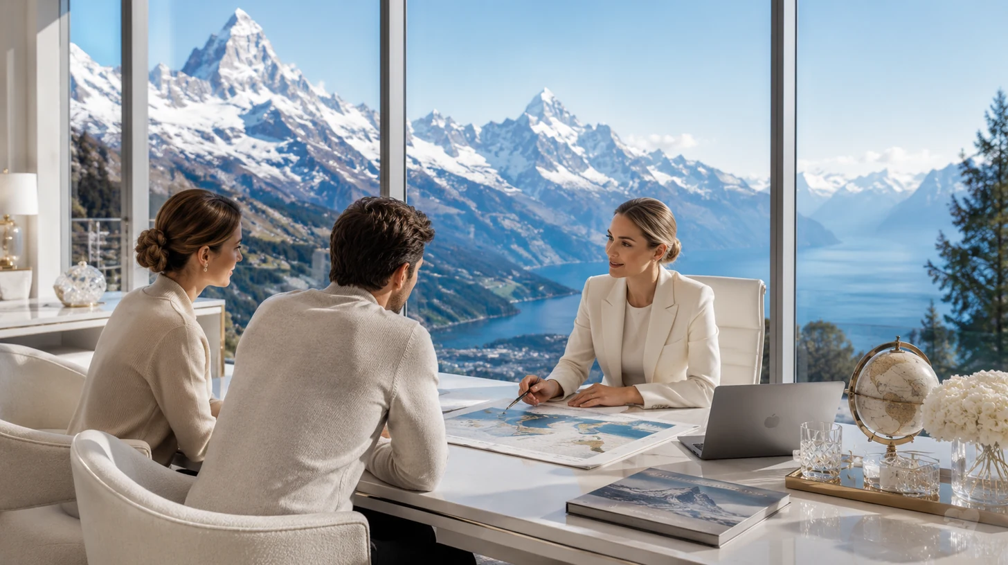 Concierge plant eine luxuriöse Weltreise ab Zürich mit Platin- und Goldakzenten